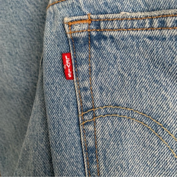 LEVIS 501 distressed short “skinny” jeans - Picture 7 of 9